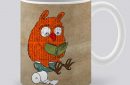 Сутрешната чаша кафе или чай става още по-приятна, с дизайнерската ни керамична чаша с щампа Идилия.