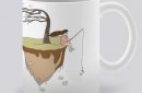 Сутрешната чаша кафе или чай става още по-приятна, с дизайнерската ни керамична чаша с щампа Отминали моменти.