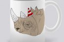 Сутрешната чаша кафе или чай става още по-приятна, с дизайнерската ни керамична чаша с щампа Парти.