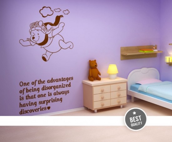 Nursery Wall Decor Winnie The Pooh стикер за стена